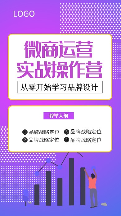 微商品牌设计宣传零基础海报