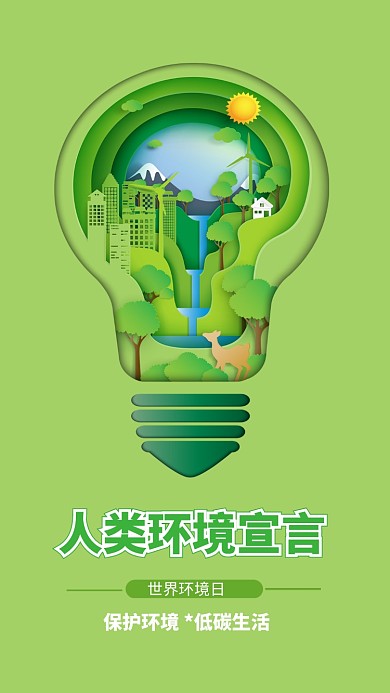世界环境日海报
