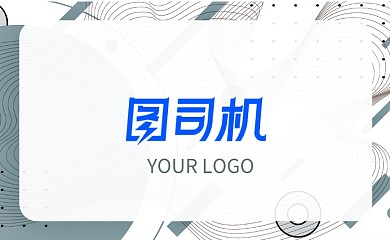 创意时尚抽象底纹名片