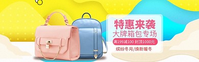 女包简约大促海报模版