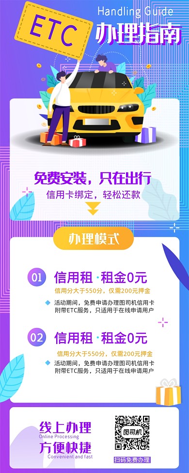 ETC办理指南海报