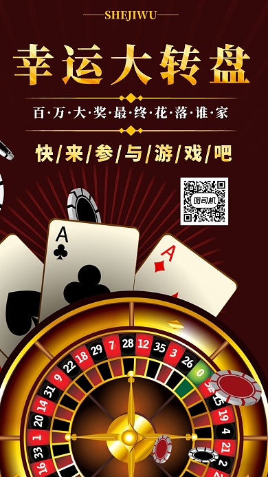 幸运大转盘海报
