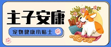 童趣可爱宠物健康首图