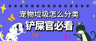 宠物垃圾怎么分类公众号首图
