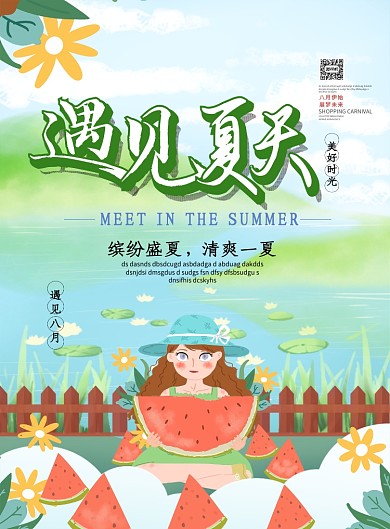 遇见夏天海拔海报