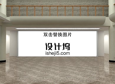室内场景广告牌样机