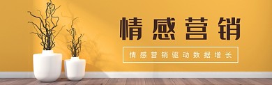 情感营销简约banner
