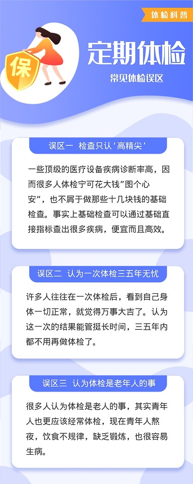 定期体检海报