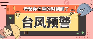 台风预警公众号首图