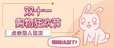 双十一购物首图