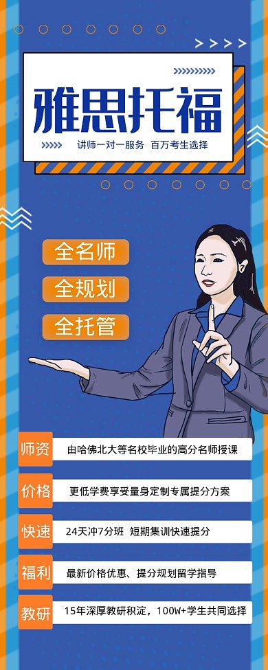雅思托福海报