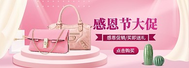 感恩节特惠海报banner