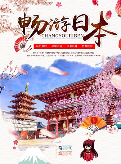 畅游日本海报
