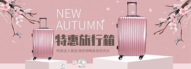 特惠时尚旅行箱BANNER