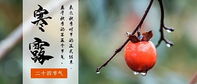 寒露节气公众号首图