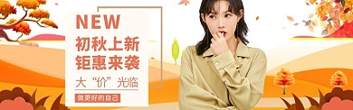 女装狂欢特惠海报banner