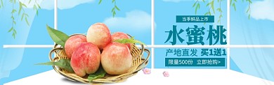 水果促销模版banner