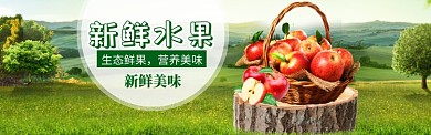 水果促销模版banner