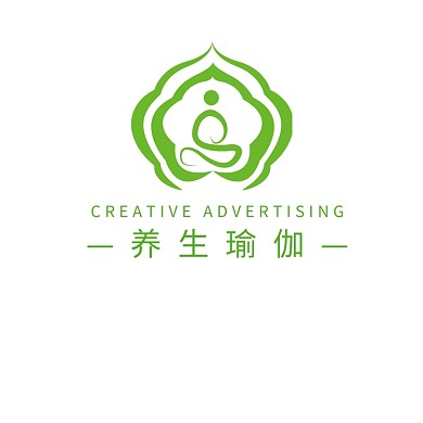 养生瑜伽logo设计