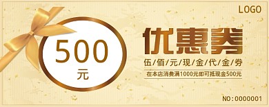 500元优惠券