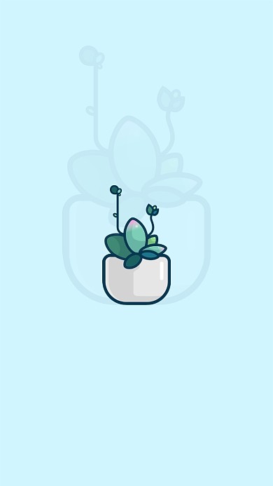 多肉植物手机海报壁纸