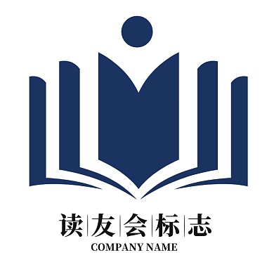 读书会书籍书店活动logo