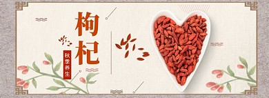 健康补品枸杞banner