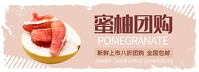 水晶柚子顺丰包邮淘宝banner