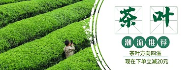 茶叶上新淘宝banner