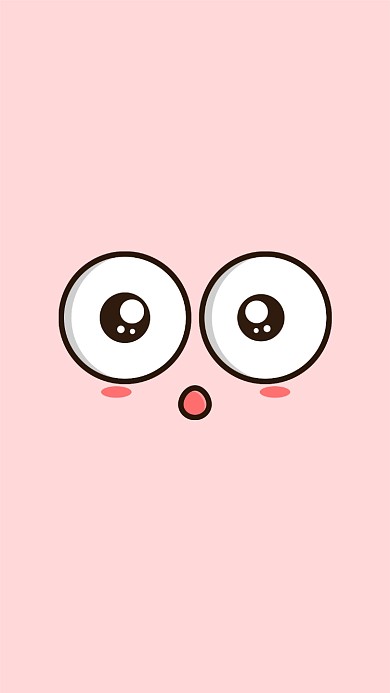 卡通表情手机壁纸海报