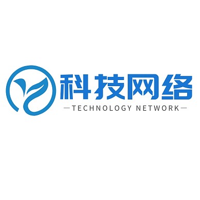 蓝色网络科技公司logo