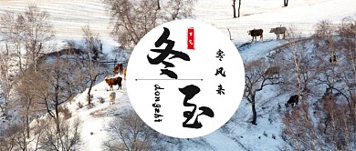 二十四节气中国传统节气冬至节气冬至配图微信公众号素材图片