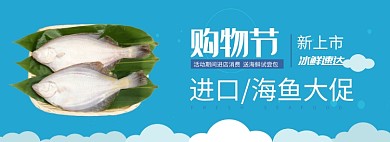 海鱼大促淘宝banner