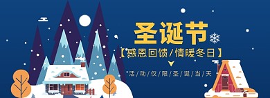 圣诞节狂欢海报banner