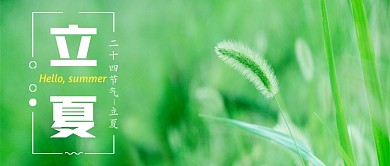 二十四节气-立夏公众号首图