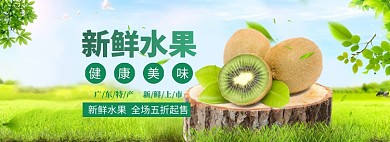 新鲜水果特惠banner