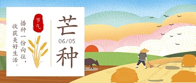 芒种节气公众号首图