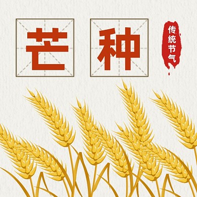 芒种传统节气中国风公众号次图