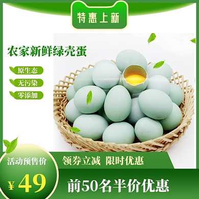 食品海报直通车模板