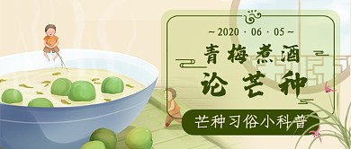 青梅煮酒论芒种新媒体首图