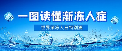 世界渐冻人日蓝色新媒体配图