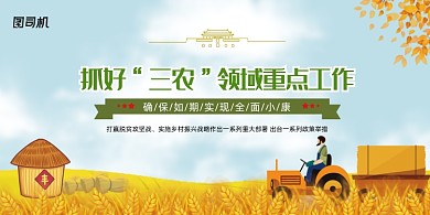 简约大气抓好三农重点领域工作