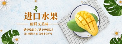 蔬菜水果海报banner