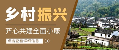 乡村振兴共建小康新媒体配图