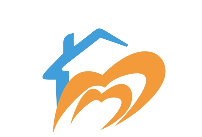 创意爱心搬家公司LOGO