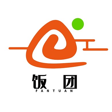 日食餐饮饭团标志LOGO