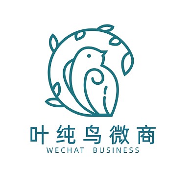 叶子鸟电商标志LOGO