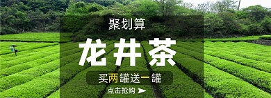 99划算节聚划算茶叶龙井茶banner