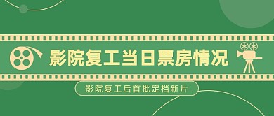影院复工定档新片公众号首图
