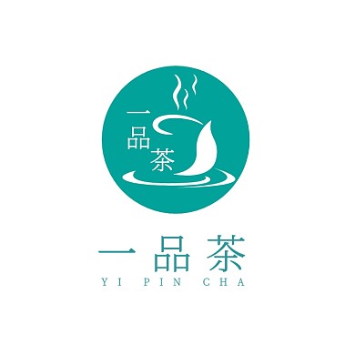 复古文艺茶叶标志LOGO